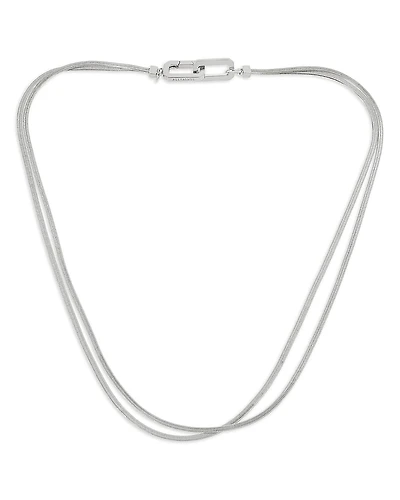 Allsaints Signature Snake Chain Layered Necklace, 17