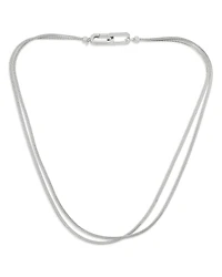 Allsaints Signature Snake Chain Layered Necklace, 17
