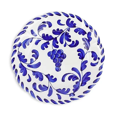 Vietri Arezzo Aqua Salad Plate