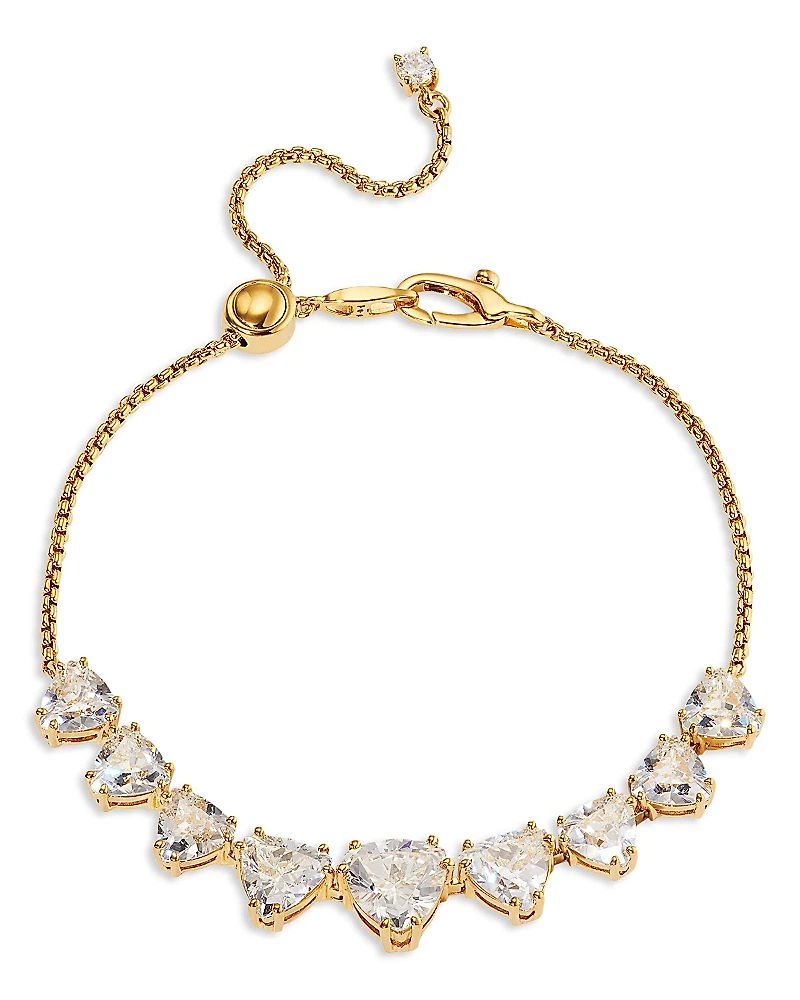 Nadri Luxor Trillion Cubic Zirconia Slider Bracelet