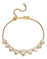 Nadri Luxor Trillion Cubic Zirconia Slider Bracelet