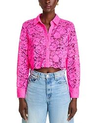 Akemi Cropped Button Front Top