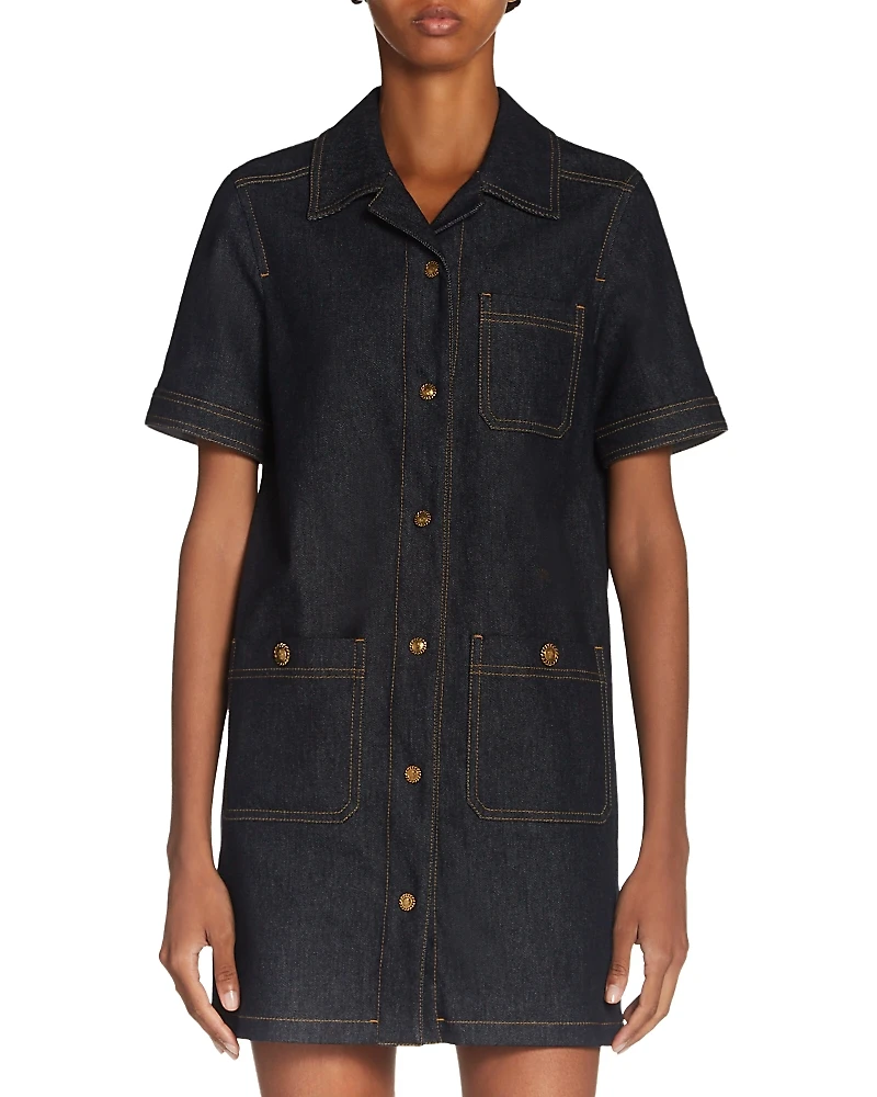 Moncler Denim Shirt Dress