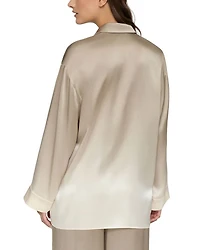 Silk Ombré Oversized Shirt