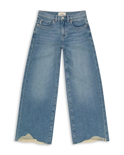 Girls' Nini Wide Leg Jeans River Bank  - Big Kid