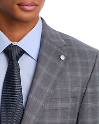 New York Plaid Regular Fit Suit