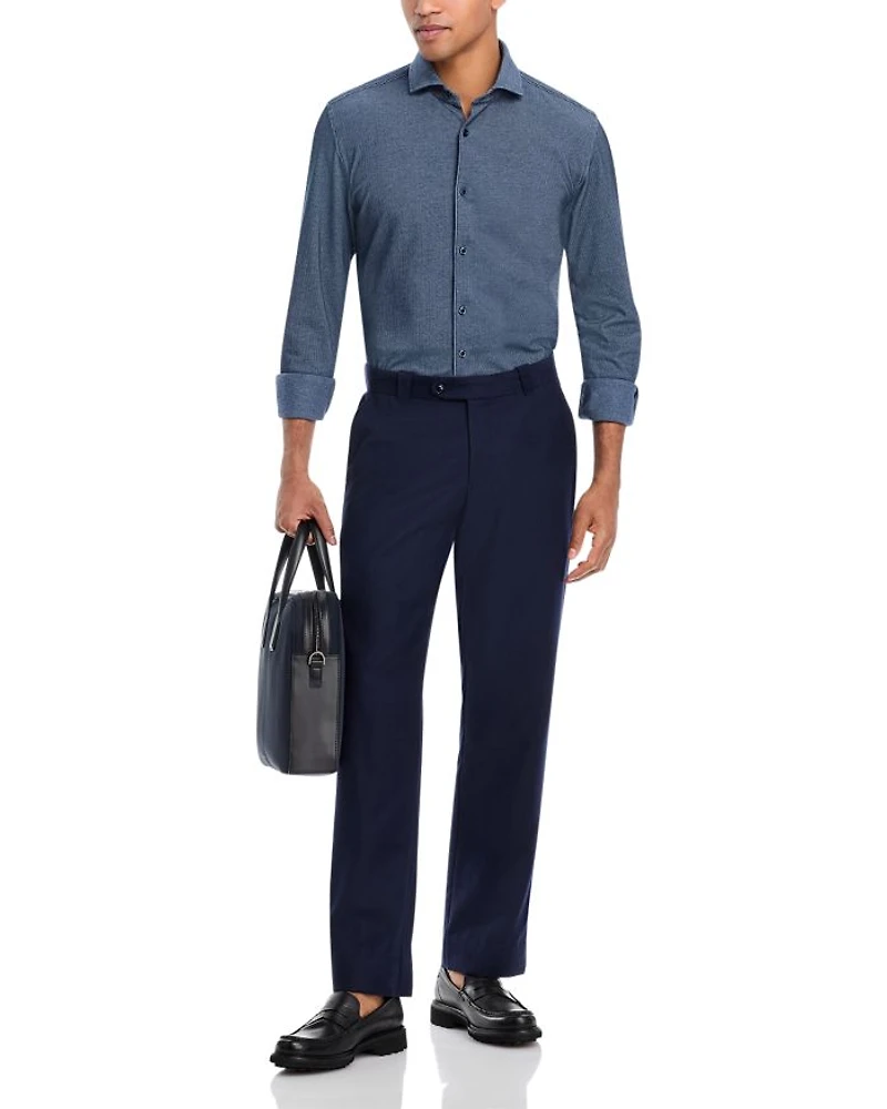 Hal Spread Collar Casual Button Down Shirt