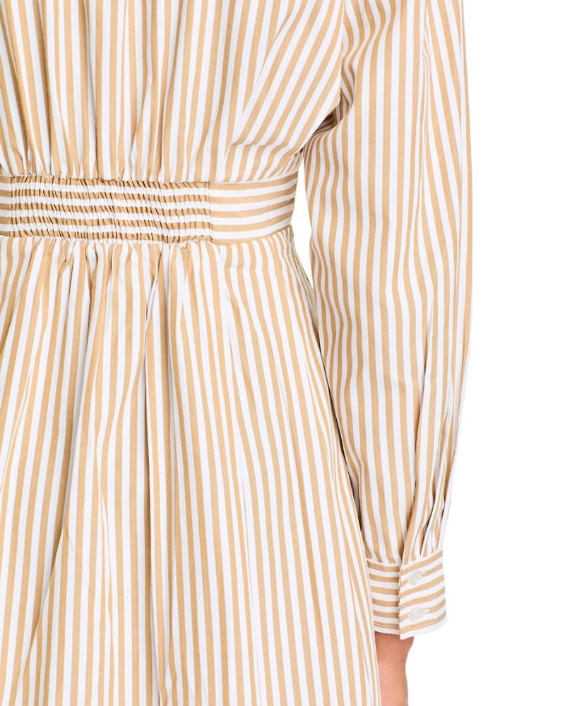 Aria Striped Mini Dress