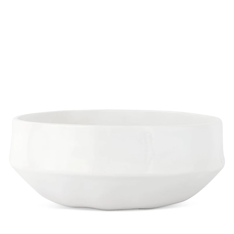 Vietri Aria White Organic Large Serving Bowl