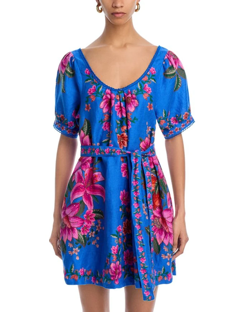 Summer Fruit Scarf Dress