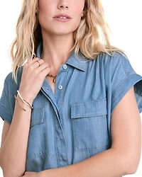 Chambray Shirtdress