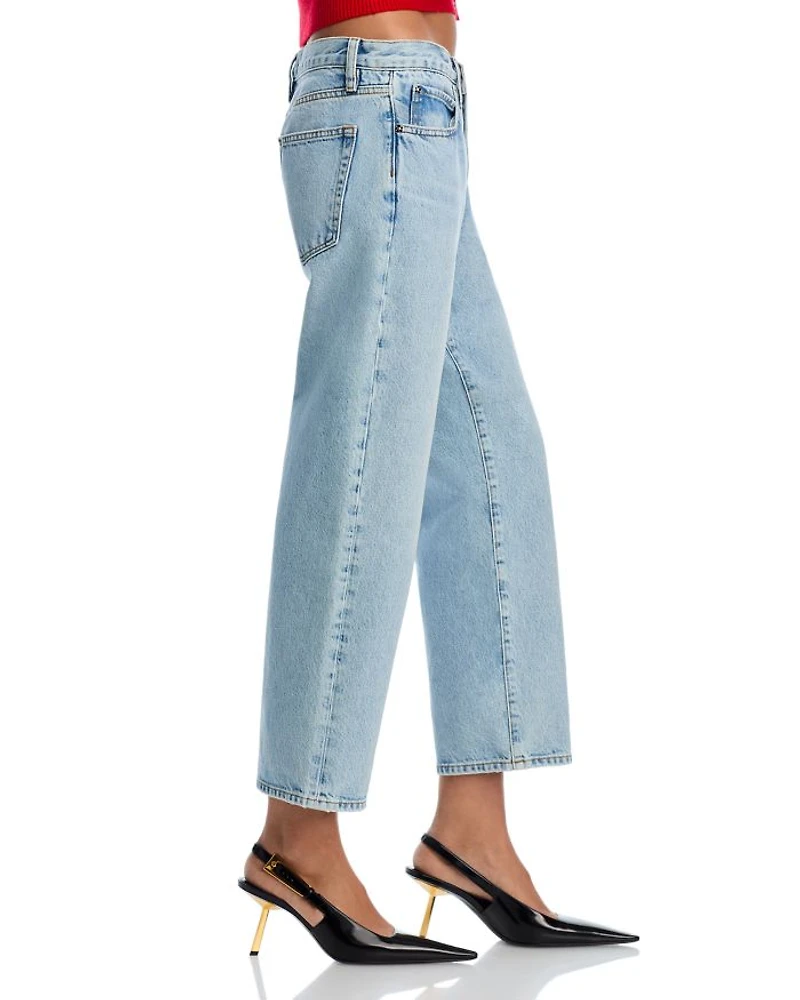 The Hang High Rise Ankle Straight Jeans Johanna