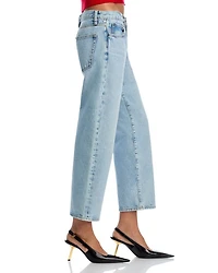 The Hang High Rise Ankle Straight Jeans Johanna