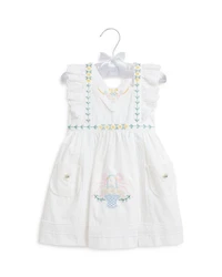 Girls' Embroidered Cotton Dress & Bloomer - Baby