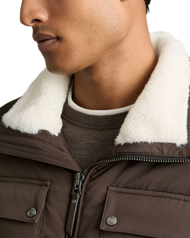 Misty Faux Fur Collar Puffer Jacket