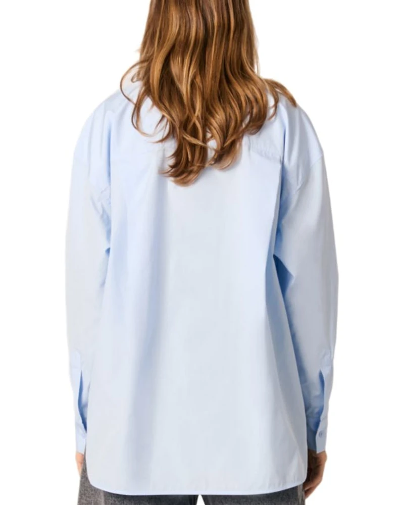 Poplin Rhinestone Shirt