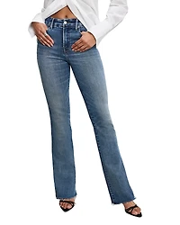 Good American Soft Tech Good Classic High Rise Bootcut Jeans