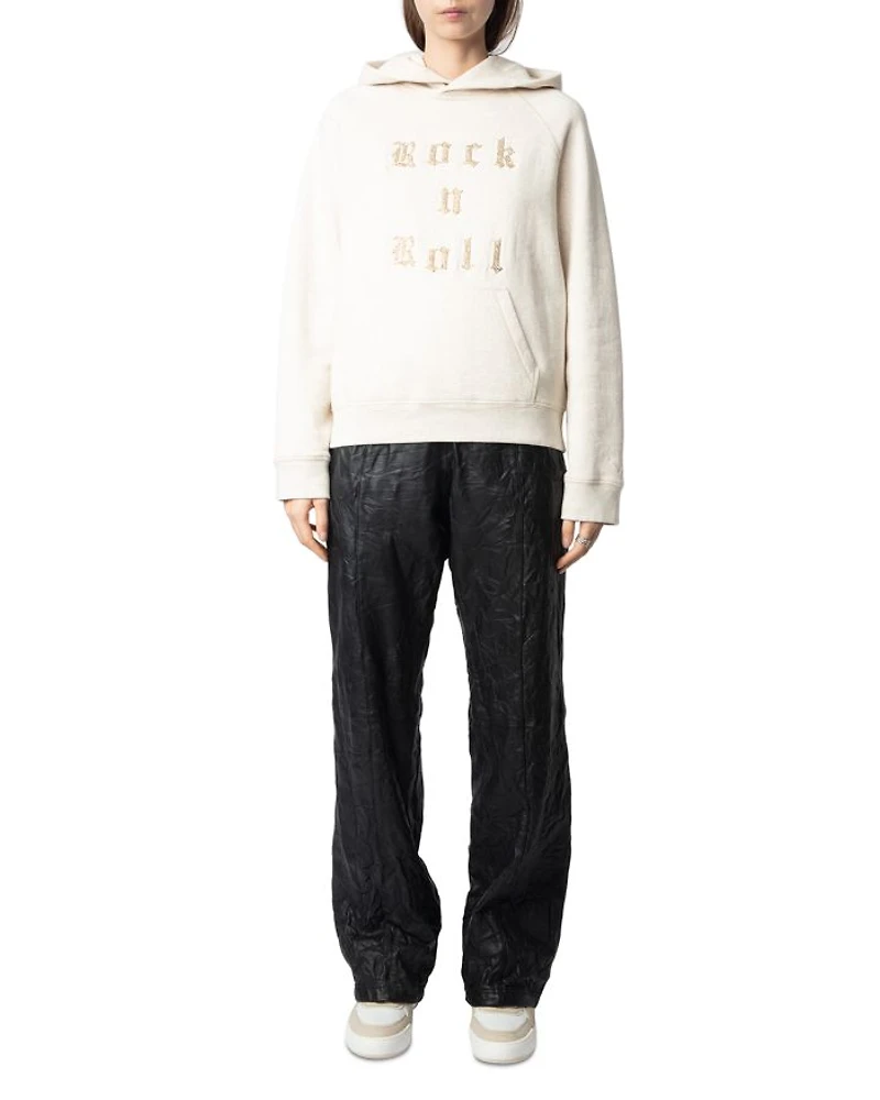 Georgy Rock N Roll Embroidery Graphic Hoodie
