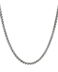 John Hardy Sterling Silver Chain Box Link Necklace