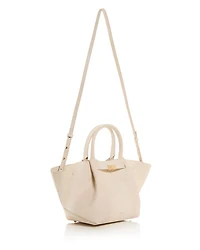 The Mini New York Embossed Leather Tote