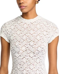 Puckered Lace Top - Exclusive