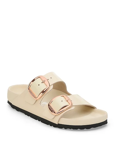 Women's Arizona Big Buckle High Shine Exquisite Leather Sandals
