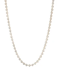 Cubic Zirconia Tennis Collar Necklace, 16-19"