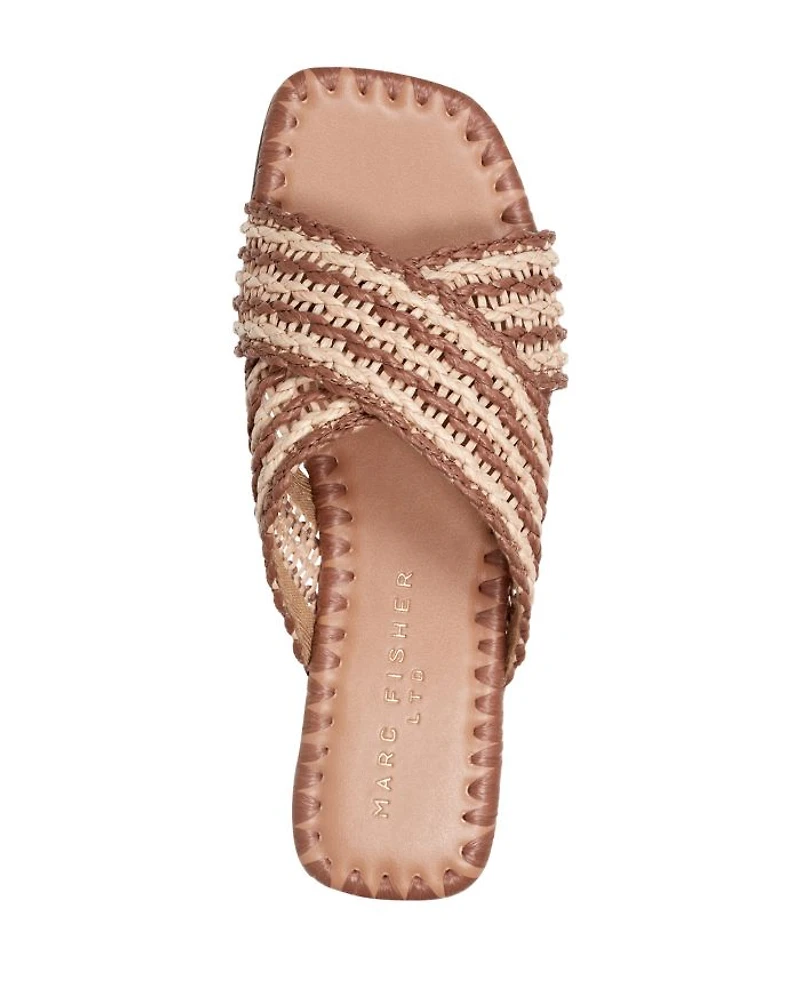 Women's Nylie Square Toe Flat Sandals