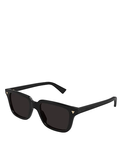 Bottega Veneta Triangle Stud Square Sunglasses, 50mm