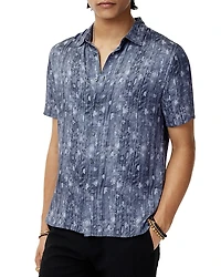 John Varvatos Sean Printed Short Sleeve Shirt