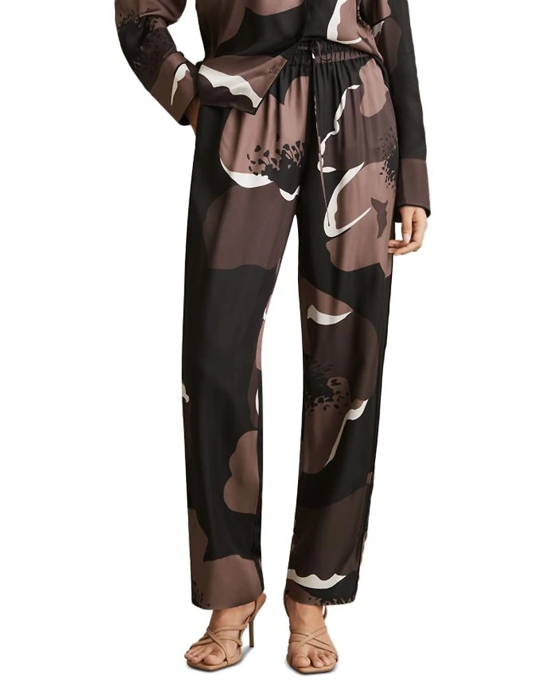 Lottie Printed Wide Leg Pants