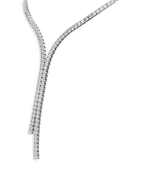 Matrix Crystal Y Necklace, 14-17"