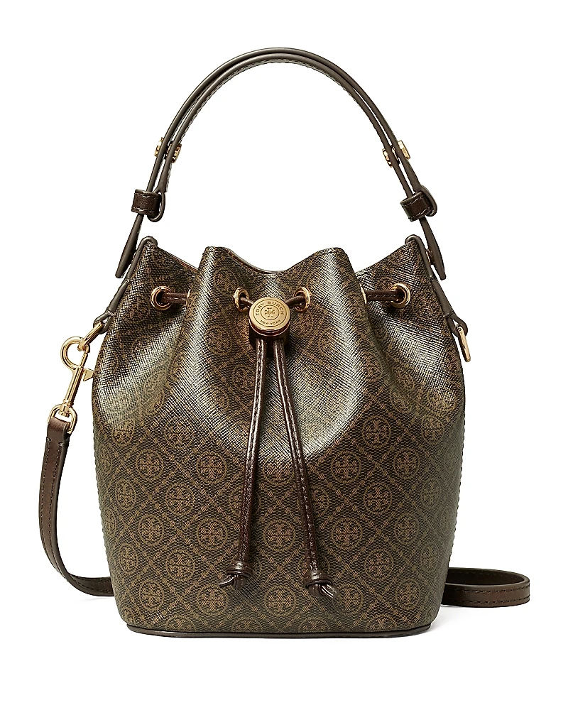 Tory Burch T Monogram Mini Bucket Bag