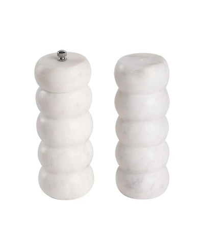 Quinto Marble Salt & Pepper Set - Large