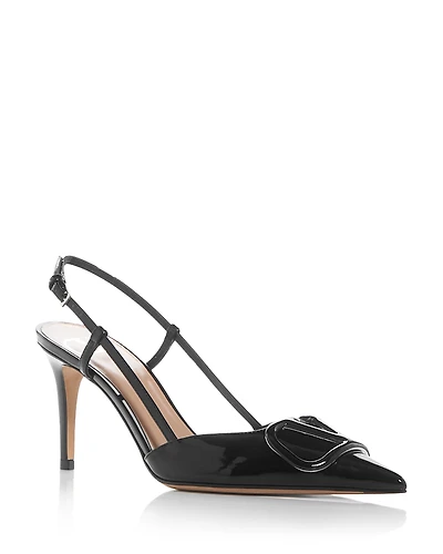 Valentino Garavani Women's VLogo Slingback Pumps