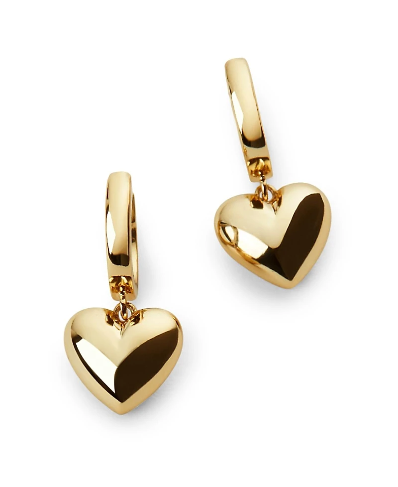 Ana Luisa Jessica Puffed Heart Hoops