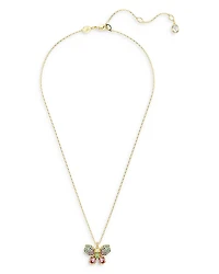 Idyllia Crystal Butterfly Pendant Necklace, 16.5-19.25"