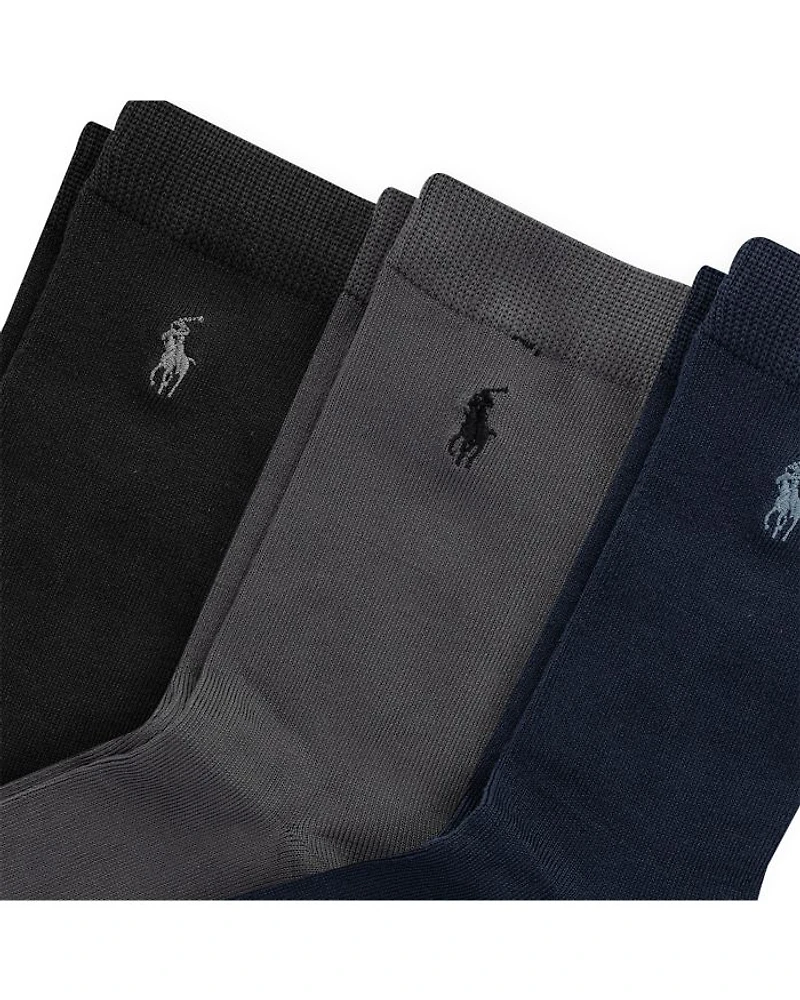Boys' Classic Super Soft Socks, Pack of 3 - Little Kid