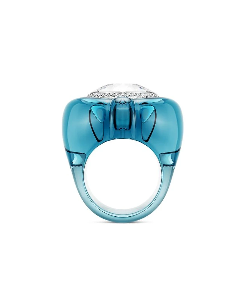 Dulcis Multicolor Crystal Heart Statement Ring