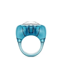 Dulcis Multicolor Crystal Heart Statement Ring
