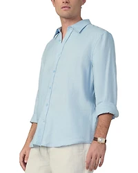 Jakob Oversized Button Front Linen Shirt