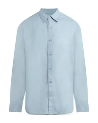 Jakob Oversized Button Front Linen Shirt