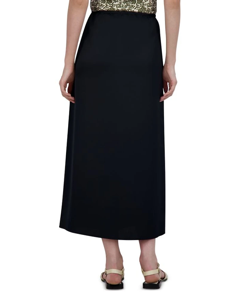 Satin A Line Skirt