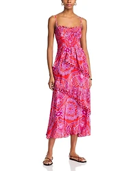 Paisley Scarf Maxi Dress