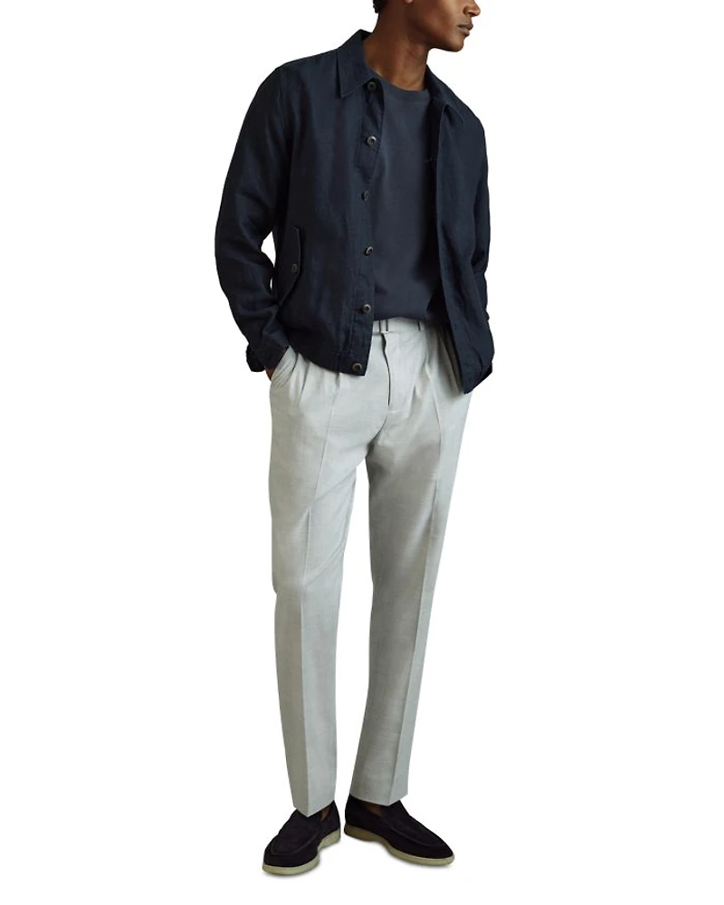 Oversized Fit Cadiz Linen Overshirt