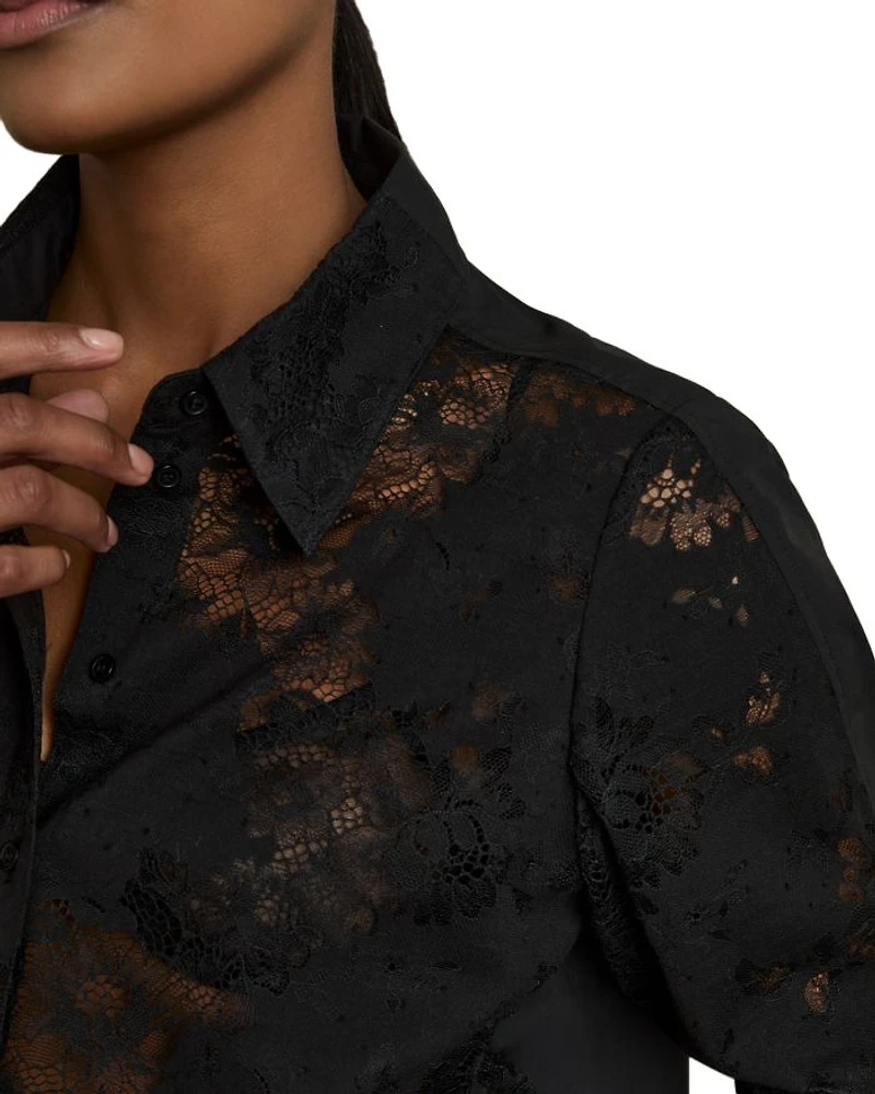 Lace Front Shirt