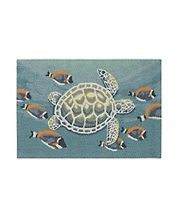 Liora Manne Frontporch Turtle And Fish Area Rug