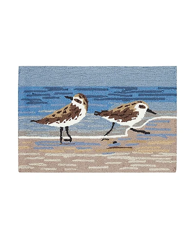 Liora Manne Frontporch Sandpipers Area Rug, 2'6 x 4'
