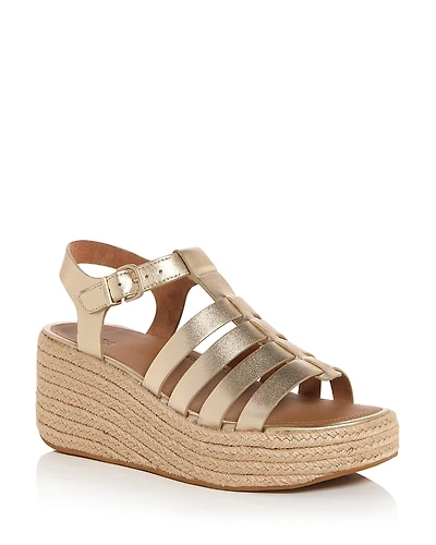 FitFlop Women's Fisherman Espadrille Wedge Sandals