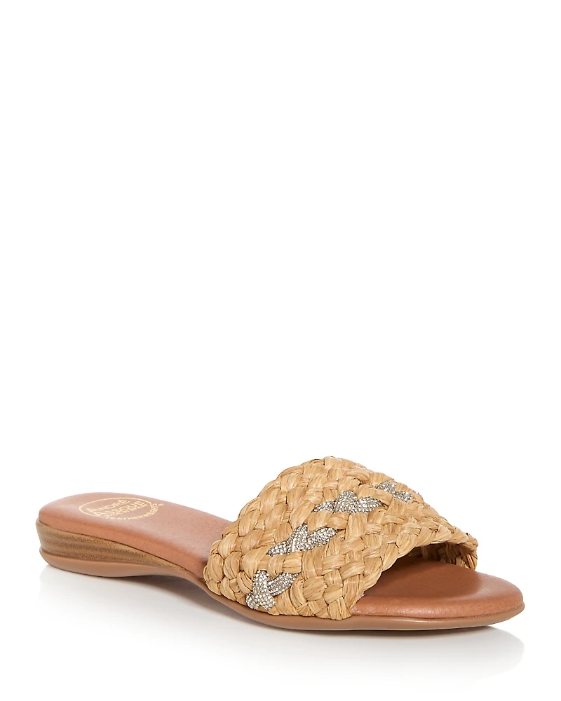 Andre Assous Women's Nahala Woven Slide Sandals
